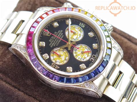 fake rolex rainbow